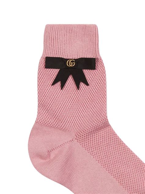 gucci bow socks|gucci socks women.